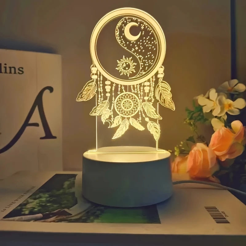 Vintage Style Dreamcatcher Night Light